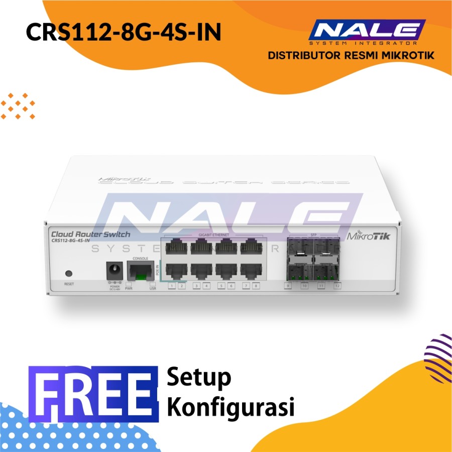 Mikrotik CRS112-8G-4S-IN