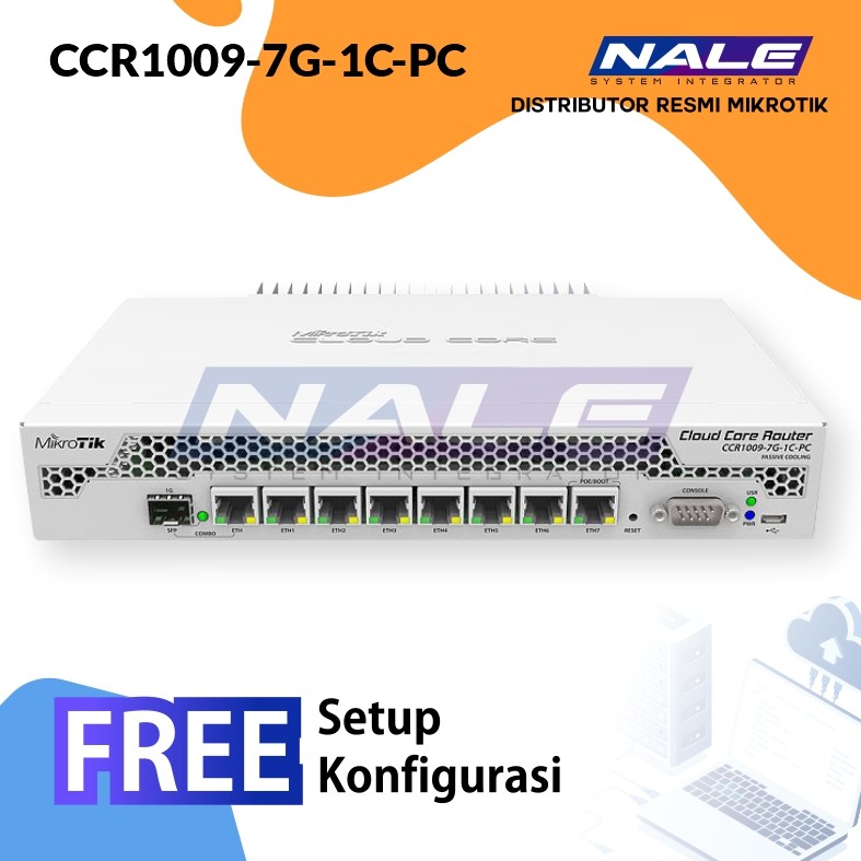 Mikrotik Router CCR1009-7G-1C-PC