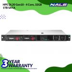 HPE P17078-B21 DL20 Gen10 - 4 Core, 32GB, 1TB SATA NHP - Gambar 2