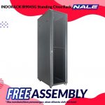 INDORACK IR9045G Standing Close Rack 45U 900mm Depth Glass Door