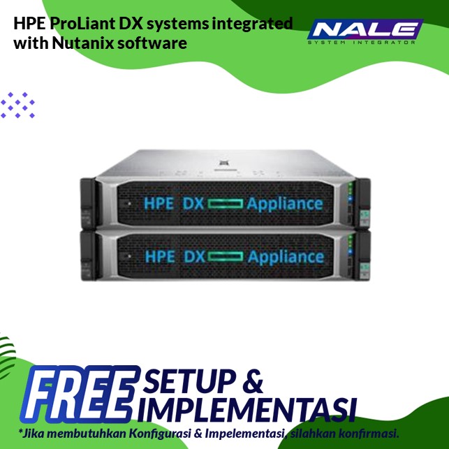 HPE ProLiant DX systems integrated with Nutanix software