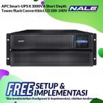 APC Smart-UPS X 3000VA Short Depth Tower/Rack Convertible LCD 200-240V (SMX3000HV)