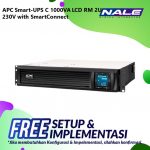 APC Smart-UPS C 1000VA LCD RM 2U 230V with SmartConnect(SMC1000I-2UC)
