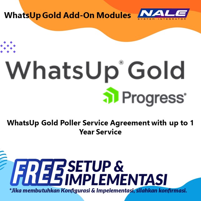 WhatsUp Gold Poller Service Agreement with up to 1 Year Service