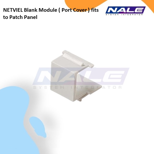 NETVIEL Blank Module ( Port Cover ) fits to Patch Panel (NVL-KS-01-5E)