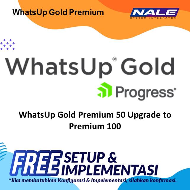 WhatsUp Gold Premium 50 Upgrade to Premium 100