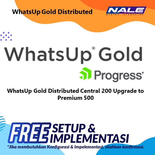 WhatsUp Gold Distributed Central 200 Upgrade to Premium 500