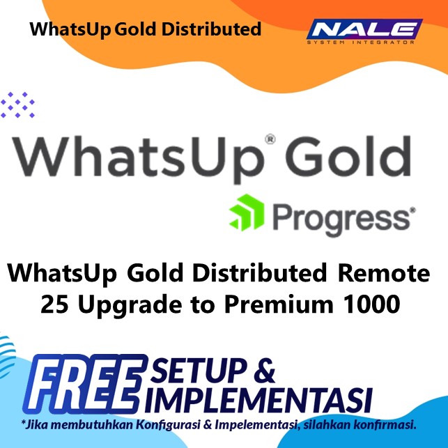 WhatsUp Gold Distributed Remote 25 Upgrade to Premium 1000