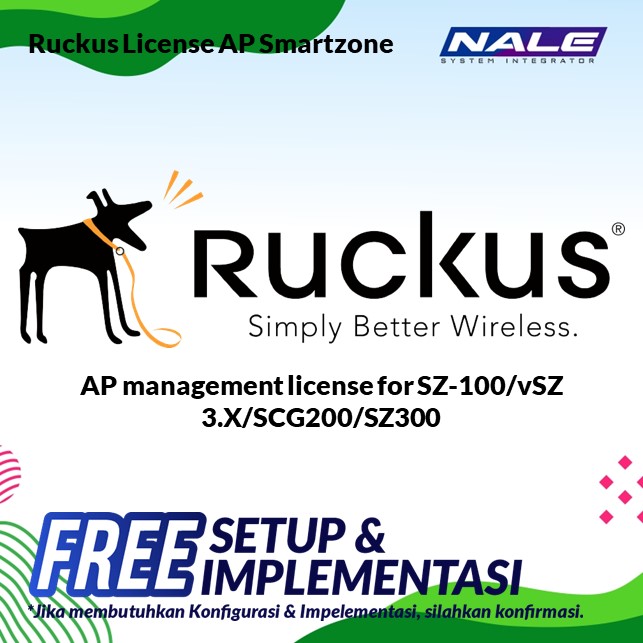 Ruckus AP Management License For SZ-100/VSZ 3.X/SCG200/SZ300 (L09-0001-SG00)