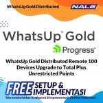 WhatsUp Gold Distributed Remote 100 Devices Upgrade to Total Plus Unrestricted Points