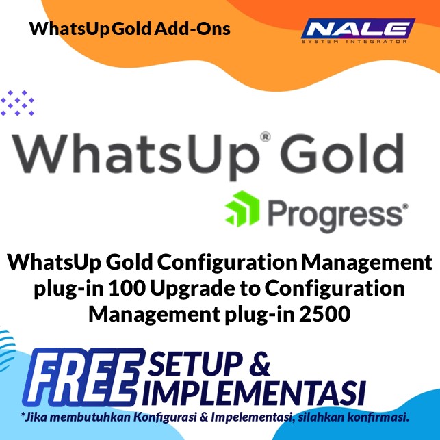 WhatsUp Gold Configuration Management plug-in 100 Upgrade to Configuration Management plug-in 2500