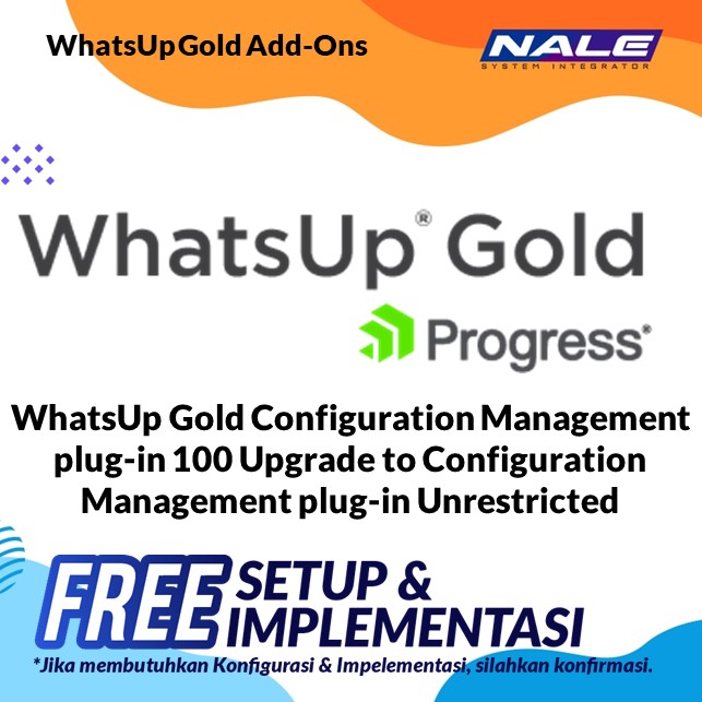 WhatsUp Gold Configuration Management plug-in 100 Upgrade to Configuration Management plug-in Unrestricted