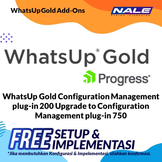 WhatsUp Gold Configuration Management plug-in 200 Upgrade to Configuration Management plug-in 750