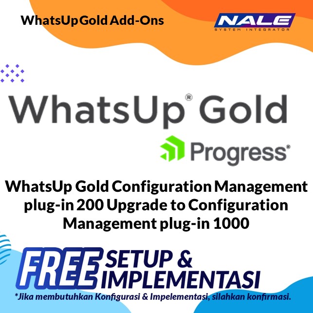 WhatsUp Gold Configuration Management plug-in 200 Upgrade to Configuration Management plug-in 1500