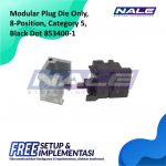 Modular Plug Die Only, 8-Position, Category 5, Black Dot (853400-1)