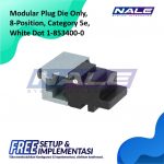 Modular Plug Die Only, 8-Position, Category 5e, White Dot (1-853400-0)