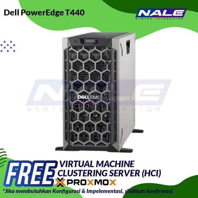 Dell PowerEdge T440 (Tower) –  Xeon Silver 4208 2.1G, 8C/16T, 9.6GT/s, 11M, Turbo