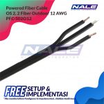 Powered Fiber Cable, OS2, 2 Fibers, Outdoor, 12AWG Conductor (PFC-S02O12)