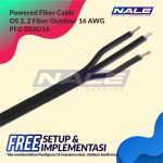 Powered Fiber Cable, OS2, 2 Fibers, Outdoor, 16AWG Conductor (PFC-S02O16)