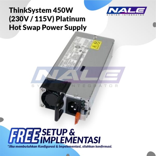 ThinkSystem 450W (230V/115V) Platinum Hot-Swap Power Supply (4P57A12649)