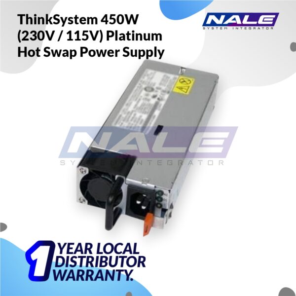 ThinkSystem 450W (230V/115V) Platinum Hot-Swap Power Supply (4P57A12649) - Gambar 2