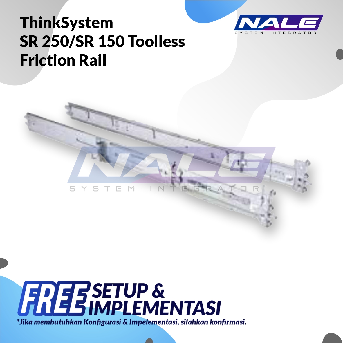 ThinkSystem SR250/SR150 Toolless Friction Rail (4M17A13564)