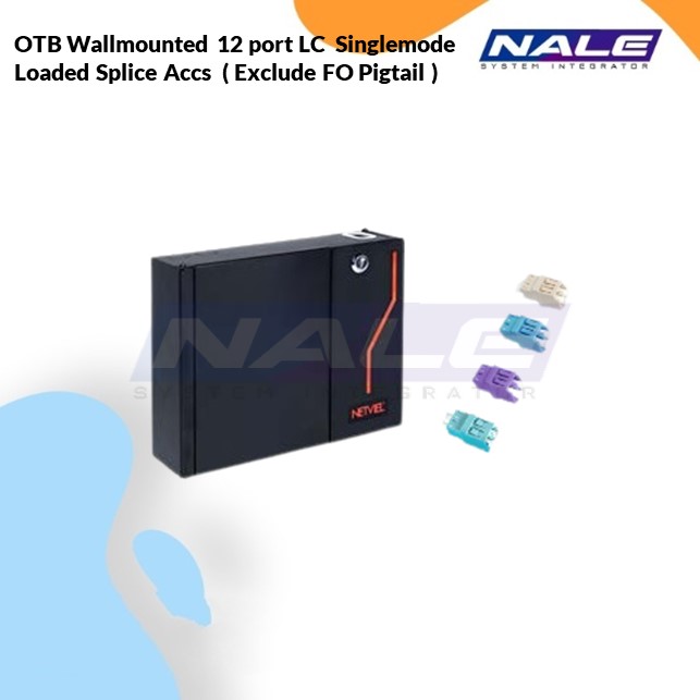 OTB Wallmounted 12 port LC  Singlemode Loaded Splice Accs  ( Exclude FO Pigtail ) (NVL-OTB-WM-24/12-SM-LC-S)