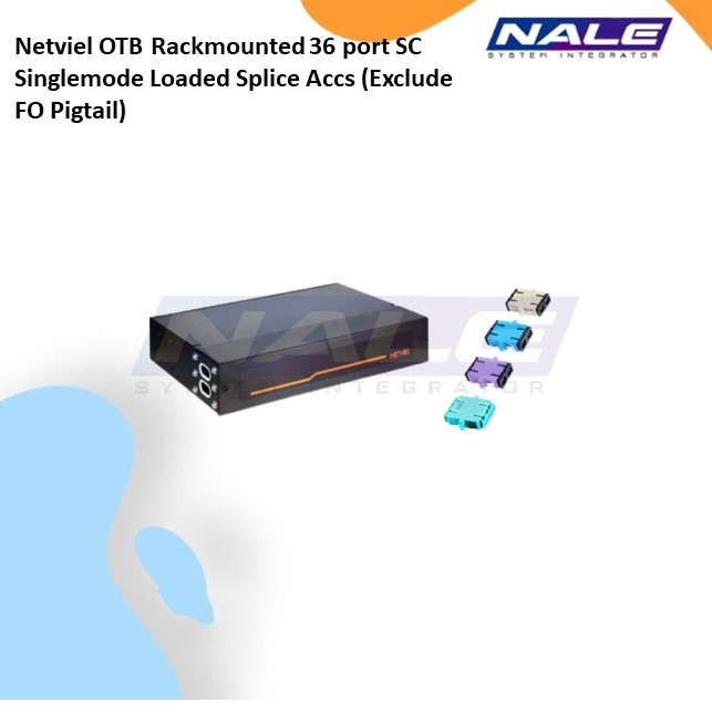 Netviel OTB Rackmounted 36 port SC Singlemode Loaded Splice Accs (Exclude FO Pigtail) (NVL-OTB-RM-48/36-SM-SC-S)