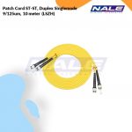 Netviel Patch Cord ST-ST, Duplex Singlemode 9/125um, 10 meter (LSZH) (NVL-DPSM1-ST-ST-010)