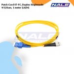 Netviel Patch Cord ST-FC, Duplex Singlemode 9/125um, 1 meter (LSZH) (NVL-DPSM1-ST-FC-001)
