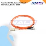 Netviel Patch Cord ST-SC, Duplex Multimode 62.5/125um, 1 meter (LSZH) (NVL-DPMM1-ST-SC-001)