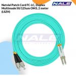 Netviel Patch Cord FC-LC, Duplex Multimode 50/125um OM3, 2 meter (LSZH) (NVL-DPMM3-FC-LC-002)