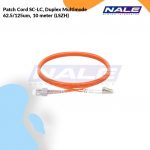 Netviel Patch Cord SC-LC, Duplex Multimode 62.5/125um, 10 meter (LSZH) (NVL-DPMM1-SC-LC-010)