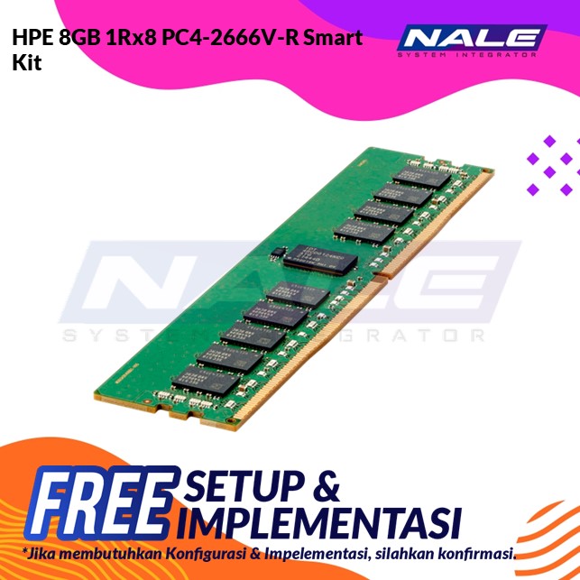 HPE 8GB 1Rx8 PC4-2666V-R Smart Kit (815097-B21)