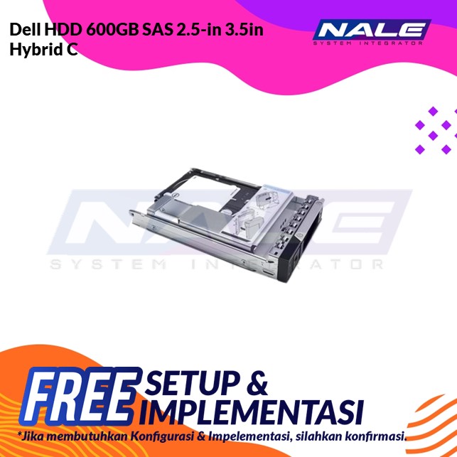 Dell HDD 600GB SAS 2.5-in 3.5in Hybrid C (400-ATIO_v2)