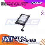 300GB 2.5" Hyb 3.5" Carr 15K RPM, 12Gbps SAS Hot Plug Hard Drive