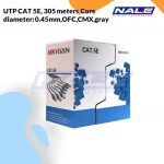 HikVision UTP CAT 5E 305 meters Core diameter: 0.45mm OFC CMX Gray (DS-1LN5E-E/E)