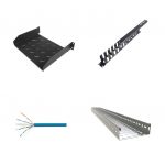 Rewiring Wallmount 4-15 U [ Include : Include : Tray Galvanized, Duct Cable PVC, UTP Cable, Connector, Berrel, Etc] - Gambar 2