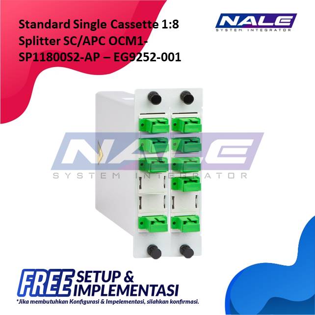 Commscope Standart Single Cassette 1 : 8 Splitter SC/APC (EG9252-001)