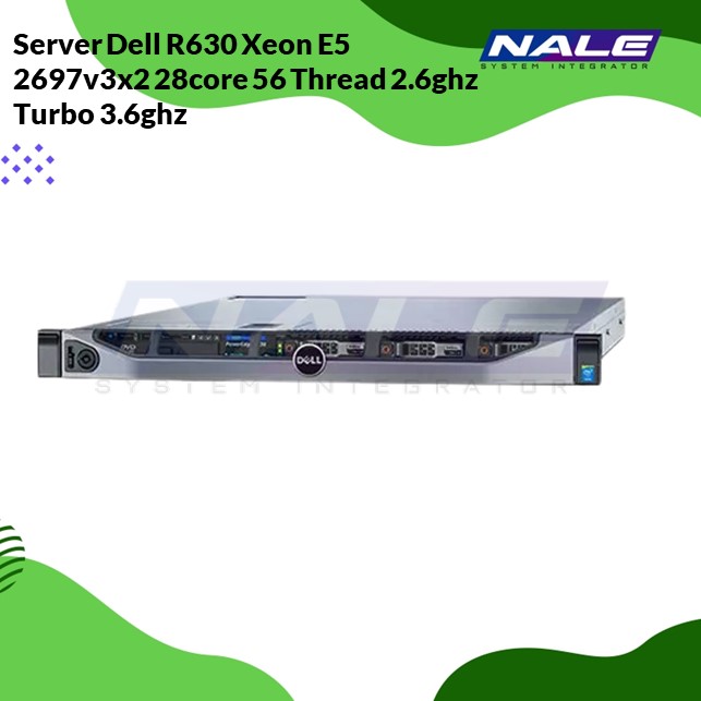 Sewa Server Dell R630 Xeon E5 2697v3x2 28core 56 vCPU 2.6ghz Turbo 3.6ghz