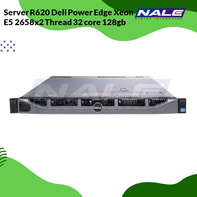 Sewa Server R620 Dell Power Edge Xeon E5 2658×2 16 Core vCPU 32 core 128gb