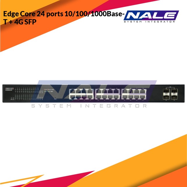 Edge Core 24 ports 10/100/1000Base-T + 4G SFP (ECS2020-28T)