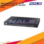 Edge Core 22 x GE SFP + 2 x GE Combo (RJ45/SFP) + 2 x 10G SFP+ ports 2 hot swappable AC Power supplies (ECS4620-28F-2AC)