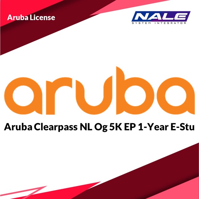 Aruba Clearpass NL Og 5K EP 1-Year E-Stu (JZ485AAE)