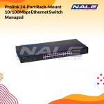 Prolink 24-Port Rack-Mount 10/100Mbps Ethernet Switch Managed (PCSE2450M)
