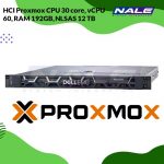 HCI Proxmox CPU 30 core, vCPU 60, RAM 192GB, NLSAS 12 TB (NON IMPLEMENTASI)