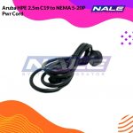 Aruba HPE 2.5m C19 to NEMA 5-20P Pwr Cord