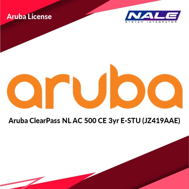 Aruba ClearPass NL AC 500 CE 3yr E-STU (JZ419AAE)