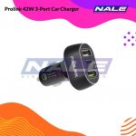 Prolink 42W 3-Port Car Charger (PCC34201)