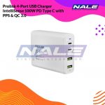 Prolink 4-Port USB Charger IntelliSense 100W PD Type C with PPS & QC 3.0 (PDC410001)